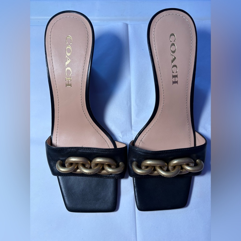 Coach Black and Gold Women's Shoes